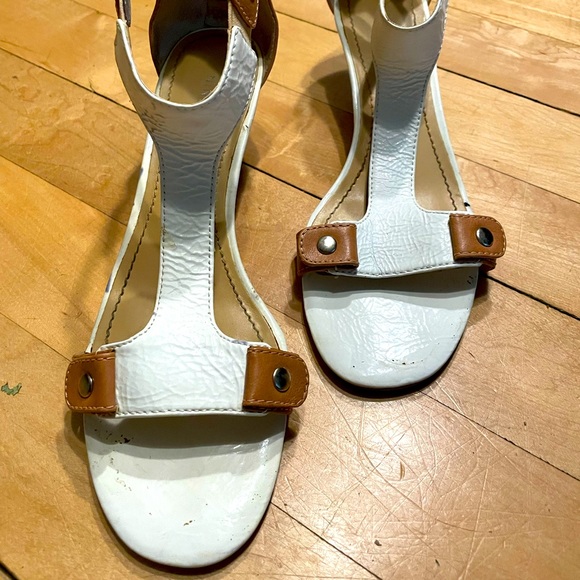 EUC Nine West ankle strap sandals - Picture 1 of 5